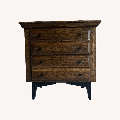 Used Modern Solid Oak Nightstands  for sale on AptDeco