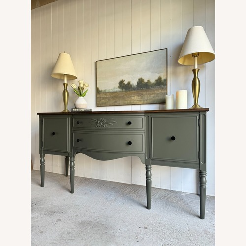 Used Vintage Hepplewhite Solid Mahogany Buffet for sale on AptDeco