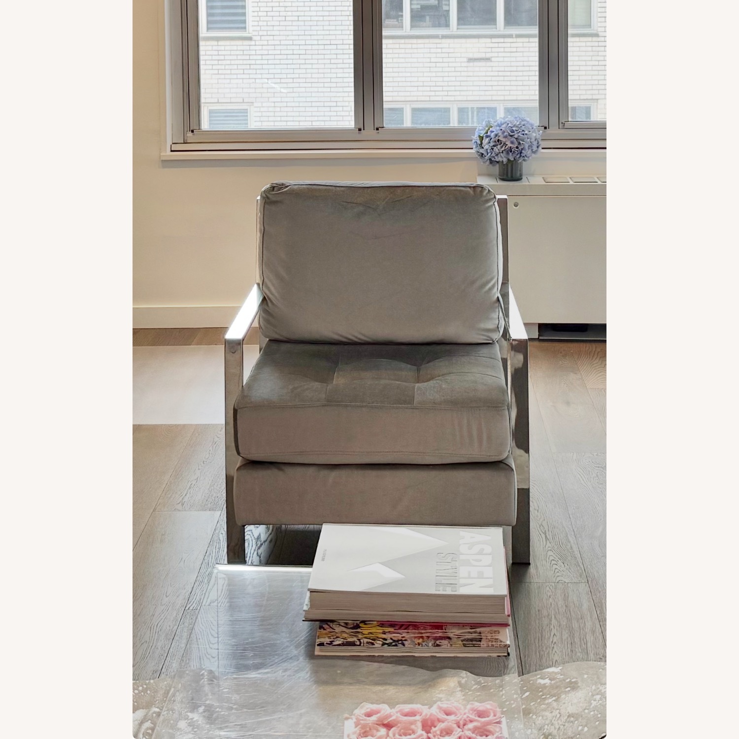 Walden Gray Living Room Chair - image-1