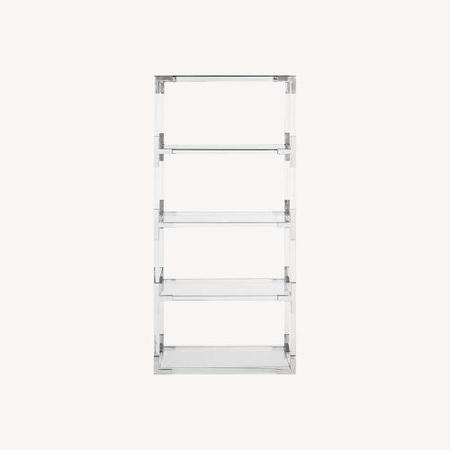 Used Hayley 62" Acrylic Bookshelf for sale on AptDeco