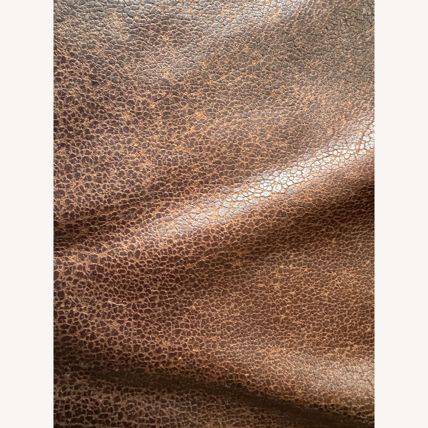 West Elm Leather Sofa - image-2