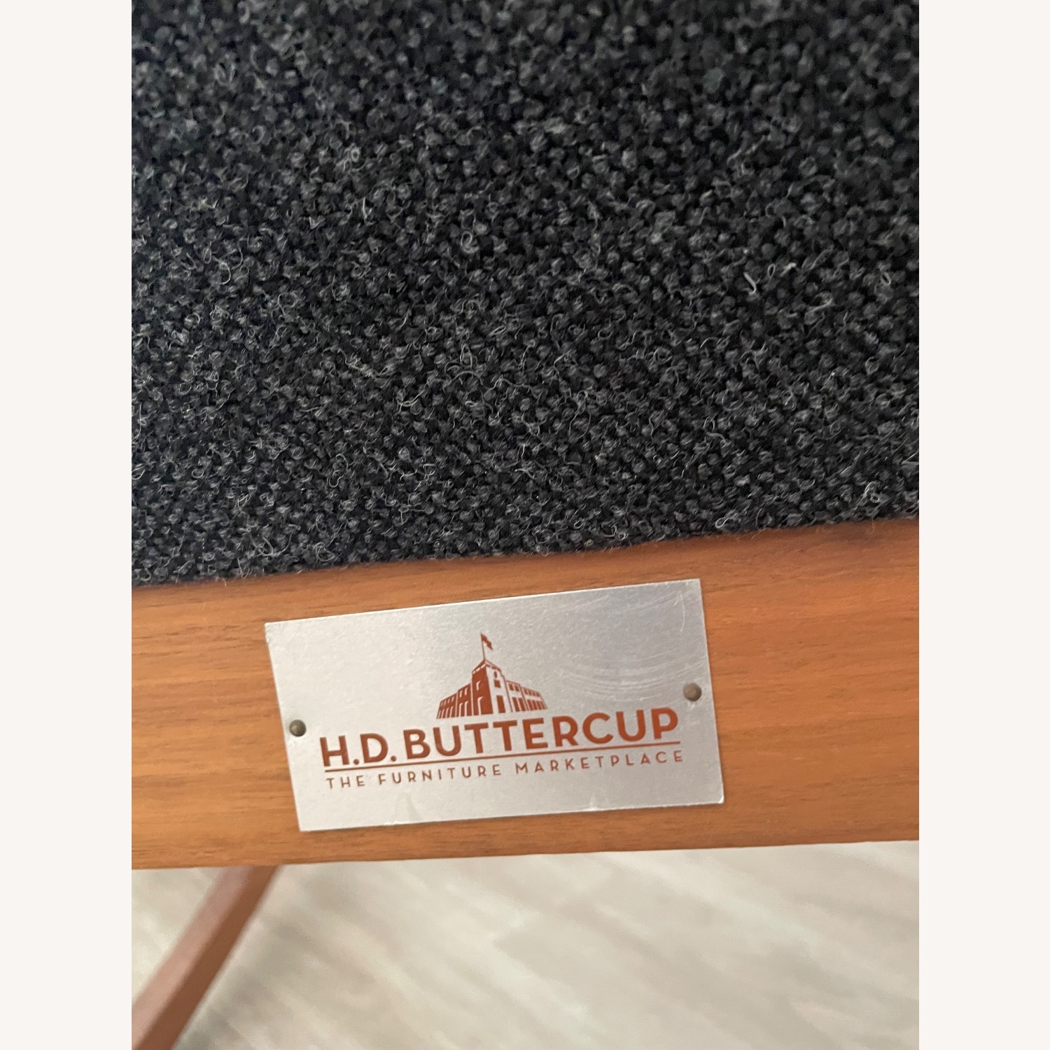 HD Buttercup Modern Walnut Rocking Chair - image-4