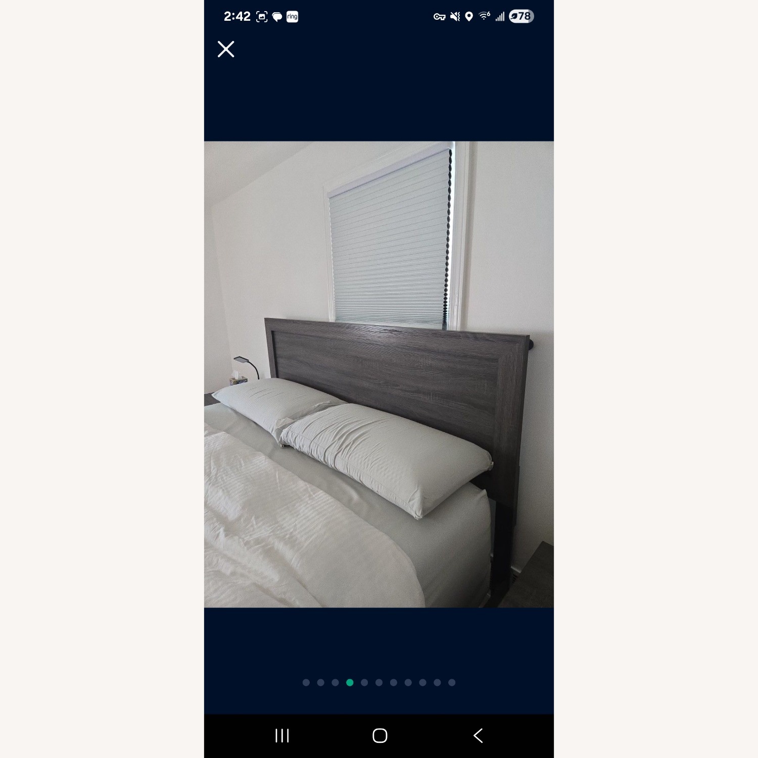 California King Bed Frame and Headboard - image-3