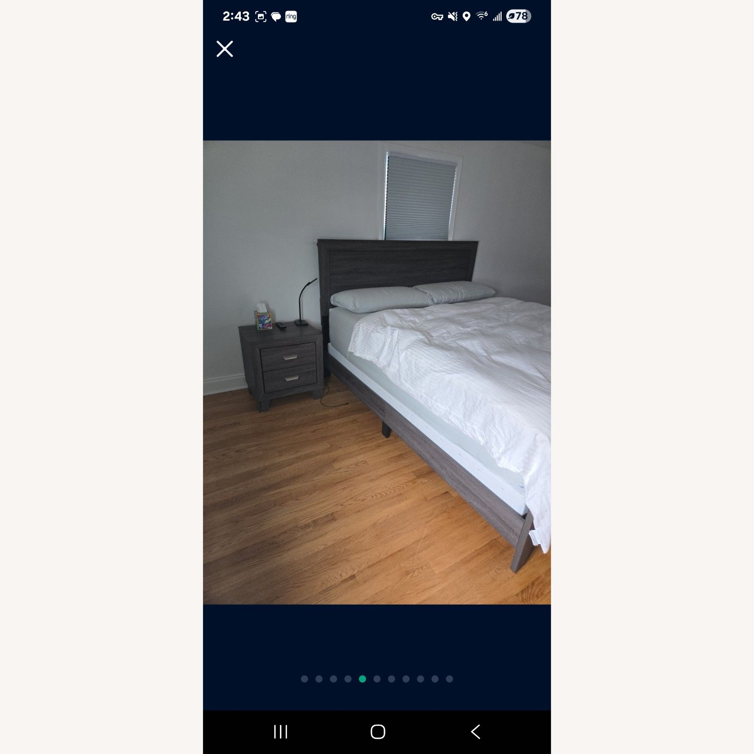 California King Bed Frame and Headboard - image-1