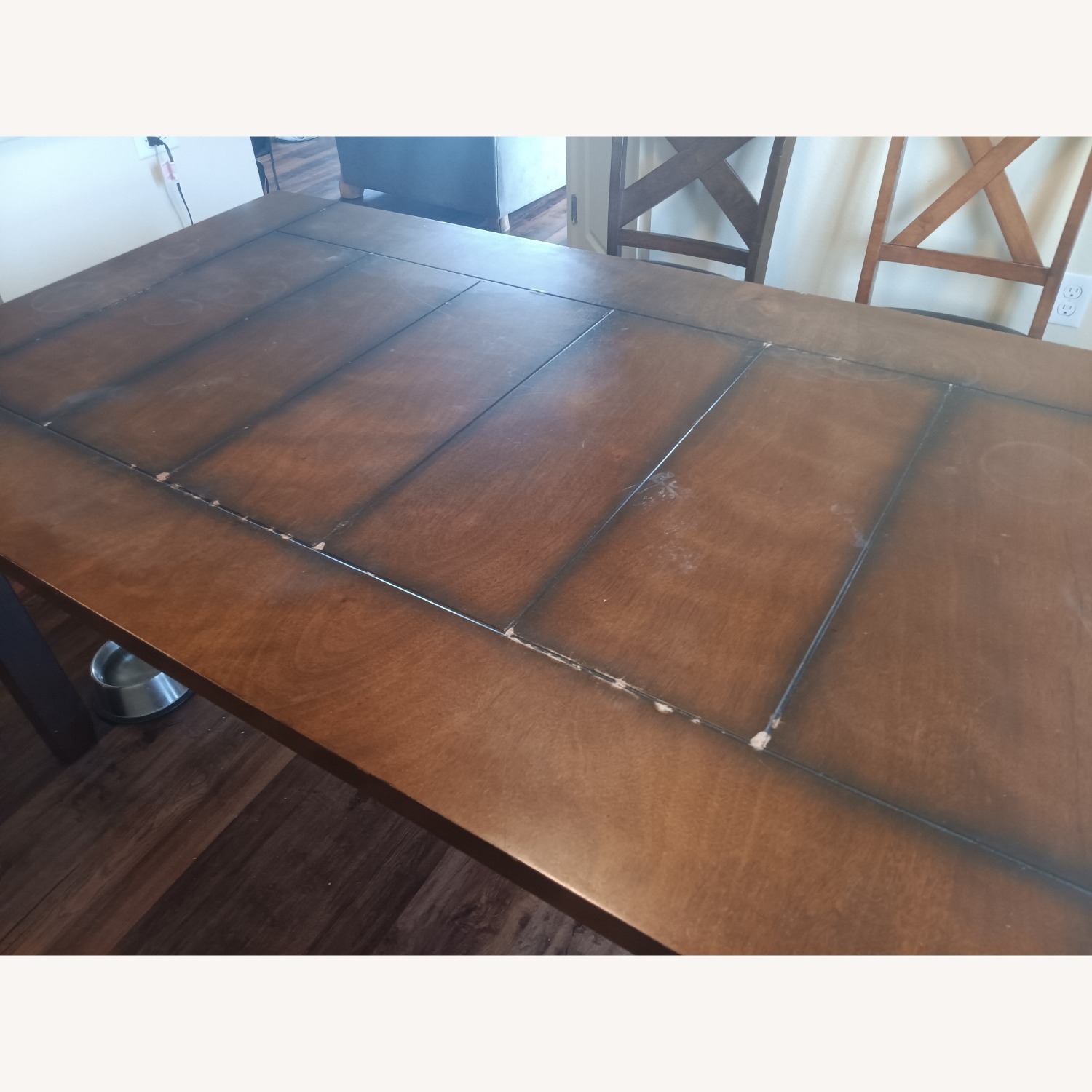 Wood Dining Table, Fixer - image-1