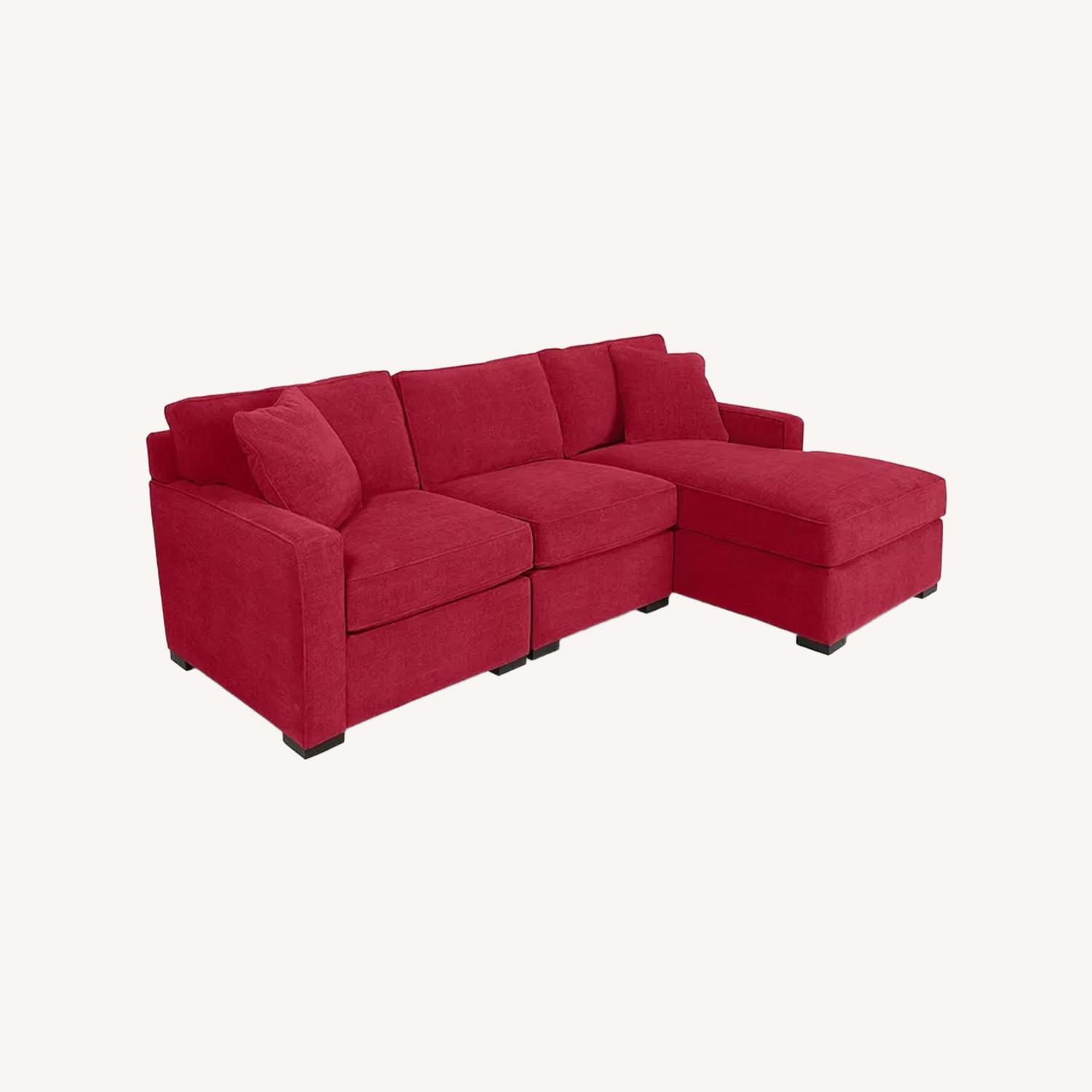 Macy's Comfy Couch With Extension - image-0