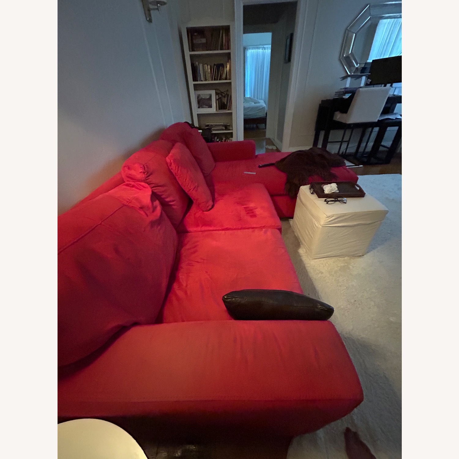 Macy's Comfy Couch With Extension - image-4