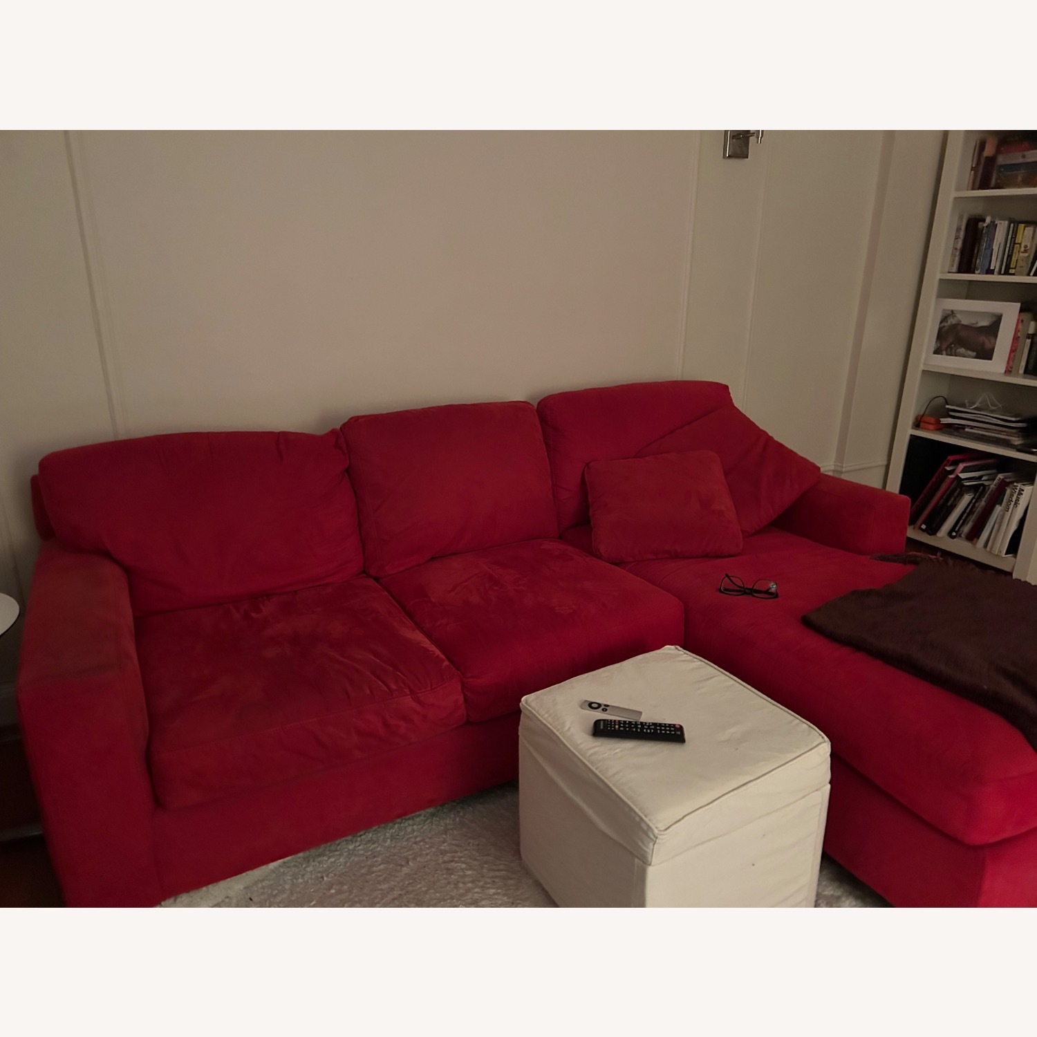 Macy's Comfy Couch With Extension - image-5