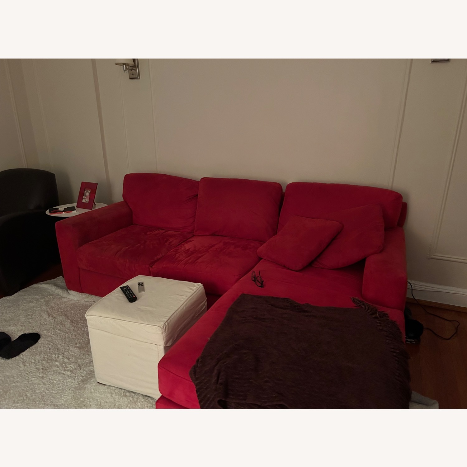 Macy's Comfy Couch With Extension - image-1