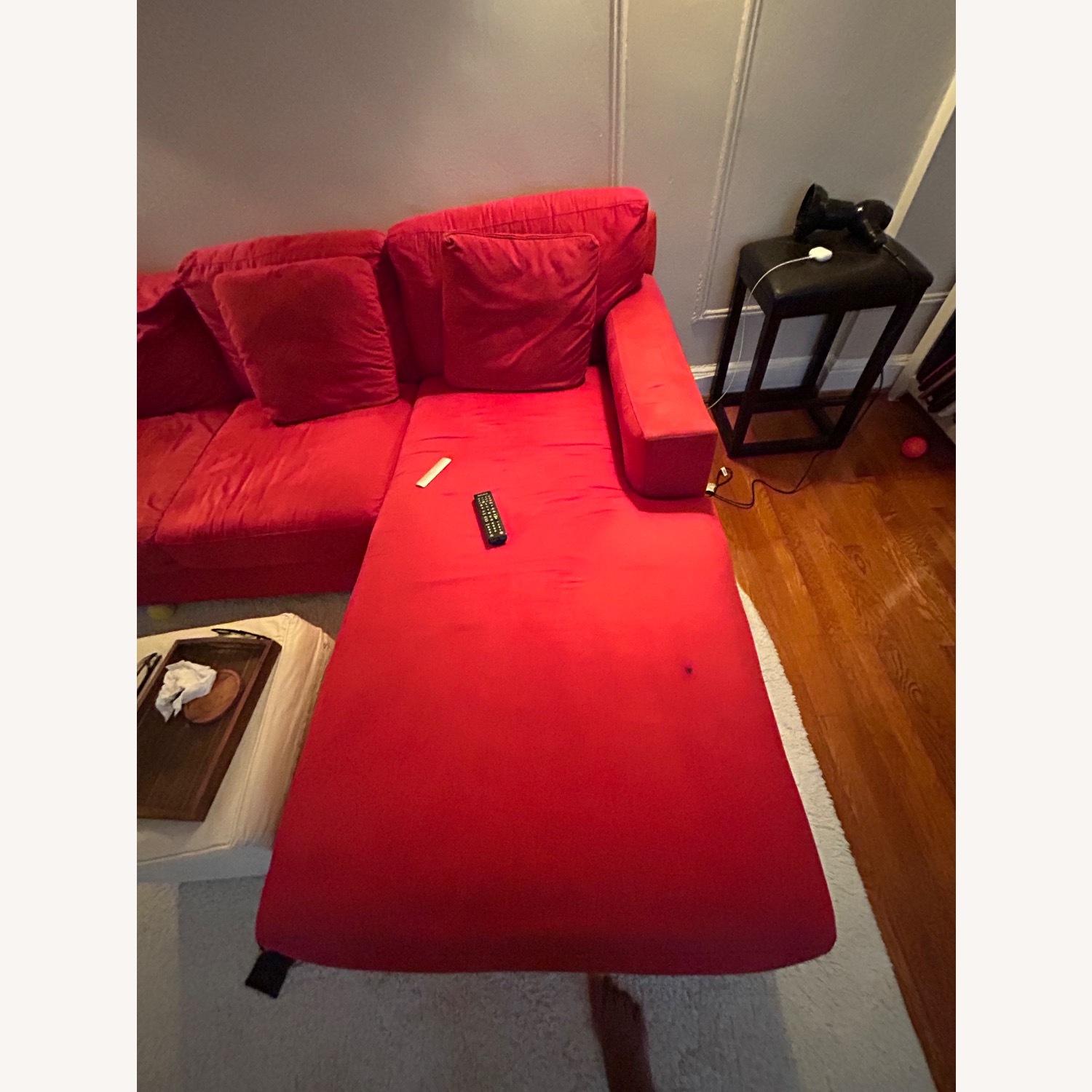 Macy's Comfy Couch With Extension - image-3