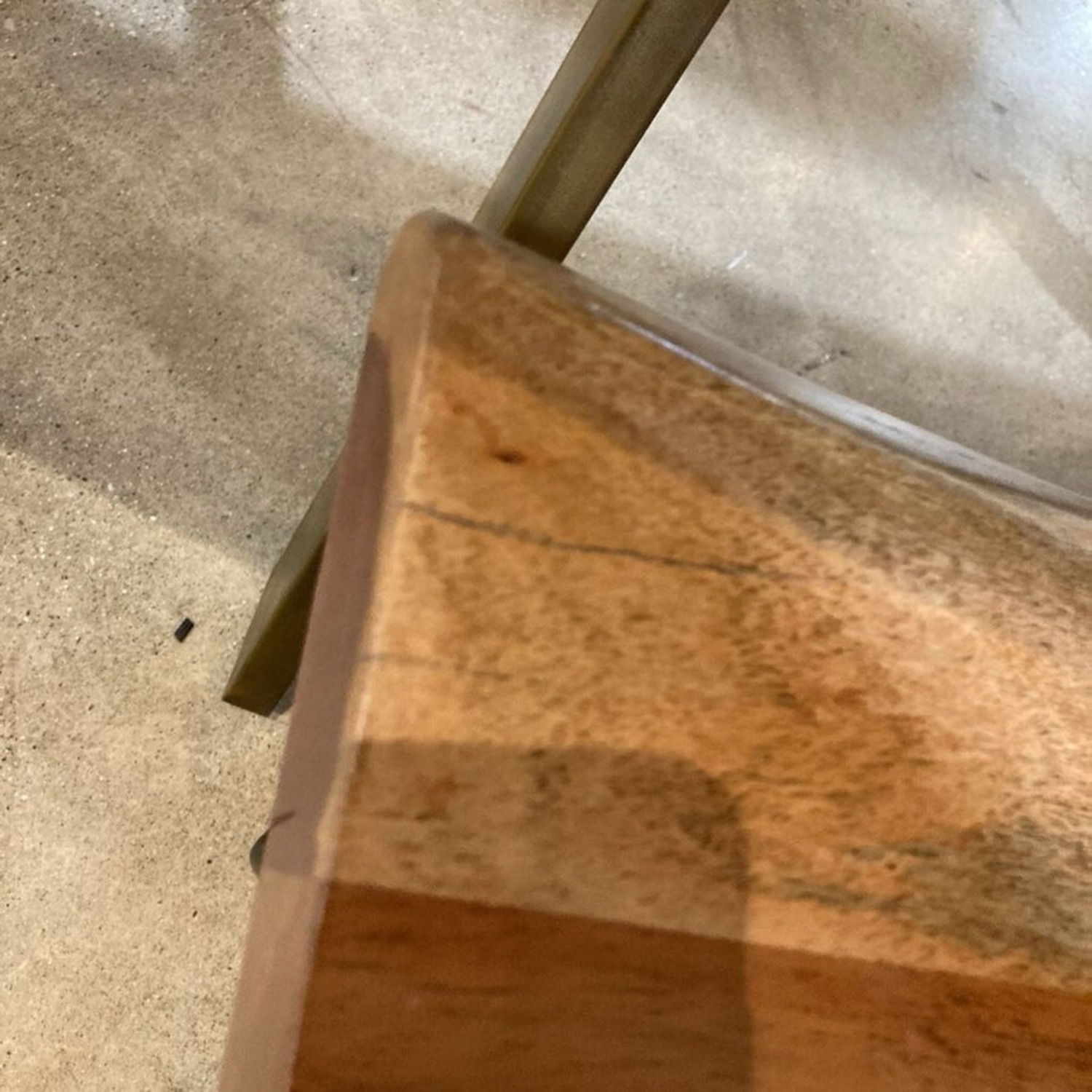 Villa2 Hairpin Leg Live Edge Wood Bench - image-8