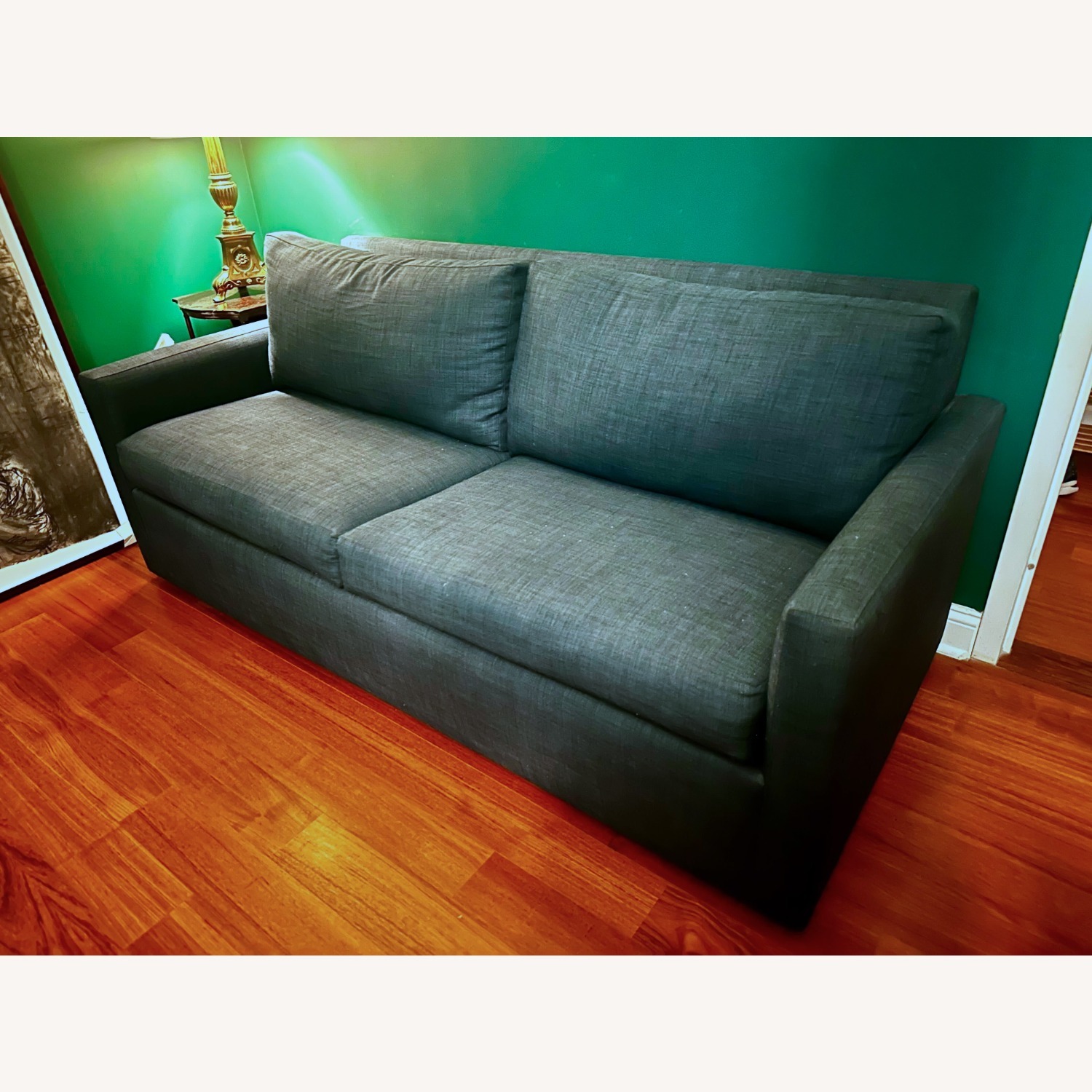 Apt2B Fabian Sapphire Blue Queen Sleeper Sofa - image-2