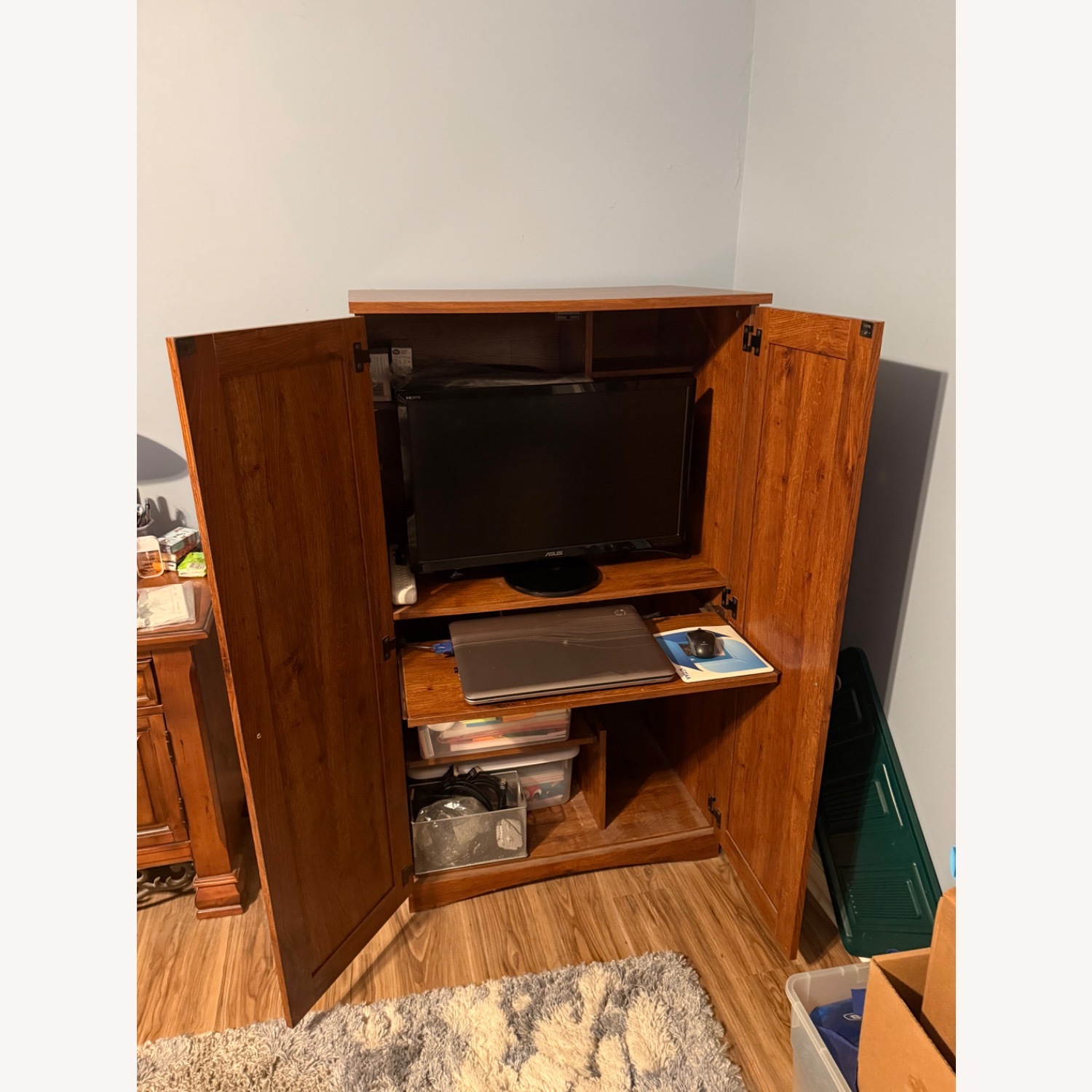 Computer Cabinet/Desk - image-2