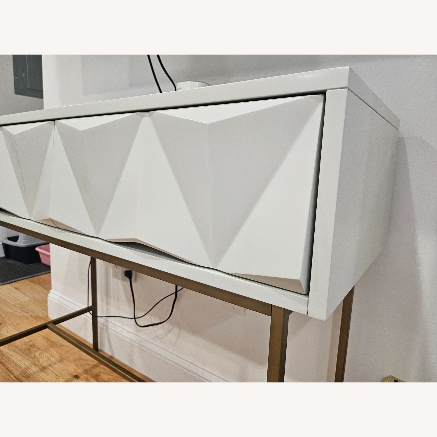 West Elm Sculpted Geo Console Table - image-4