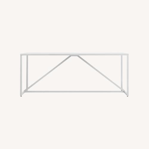 Used Blu Dot White Lacquered Table for sale on AptDeco