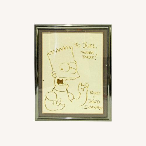 Used Matt Groening Ink Drawing Bart Simpson for sale on AptDeco