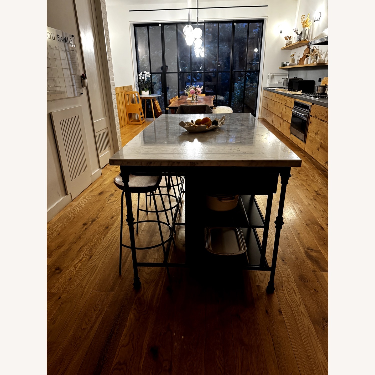 French 72" Large Kitchen Island - image-3