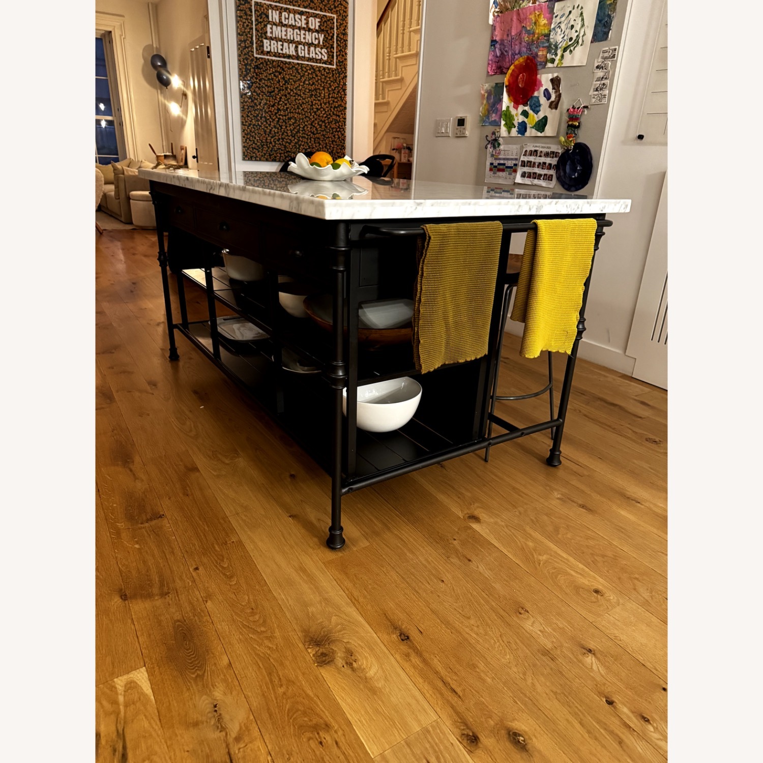 French 72" Large Kitchen Island - image-2