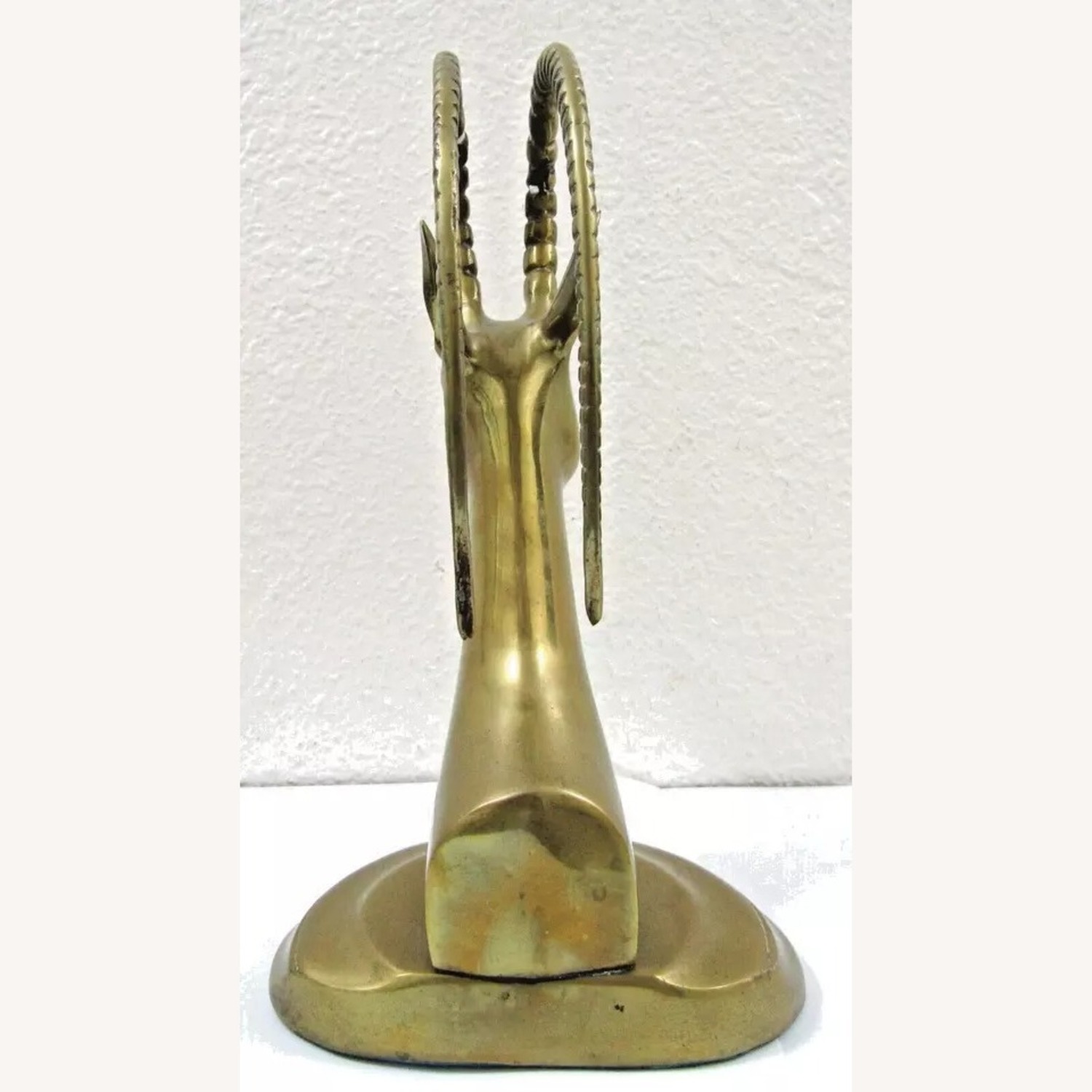 Mid-Century Modern Brass Ibex Bookends Circa 1950s - image-8