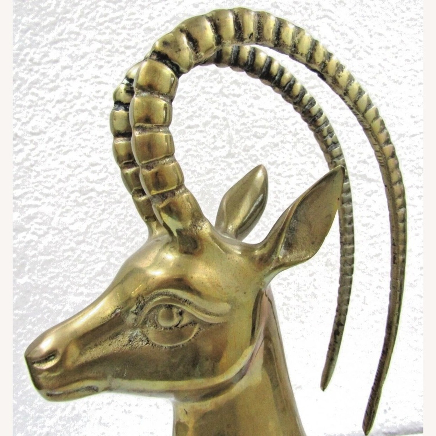 Mid-Century Modern Brass Ibex Bookends Circa 1950s - image-10