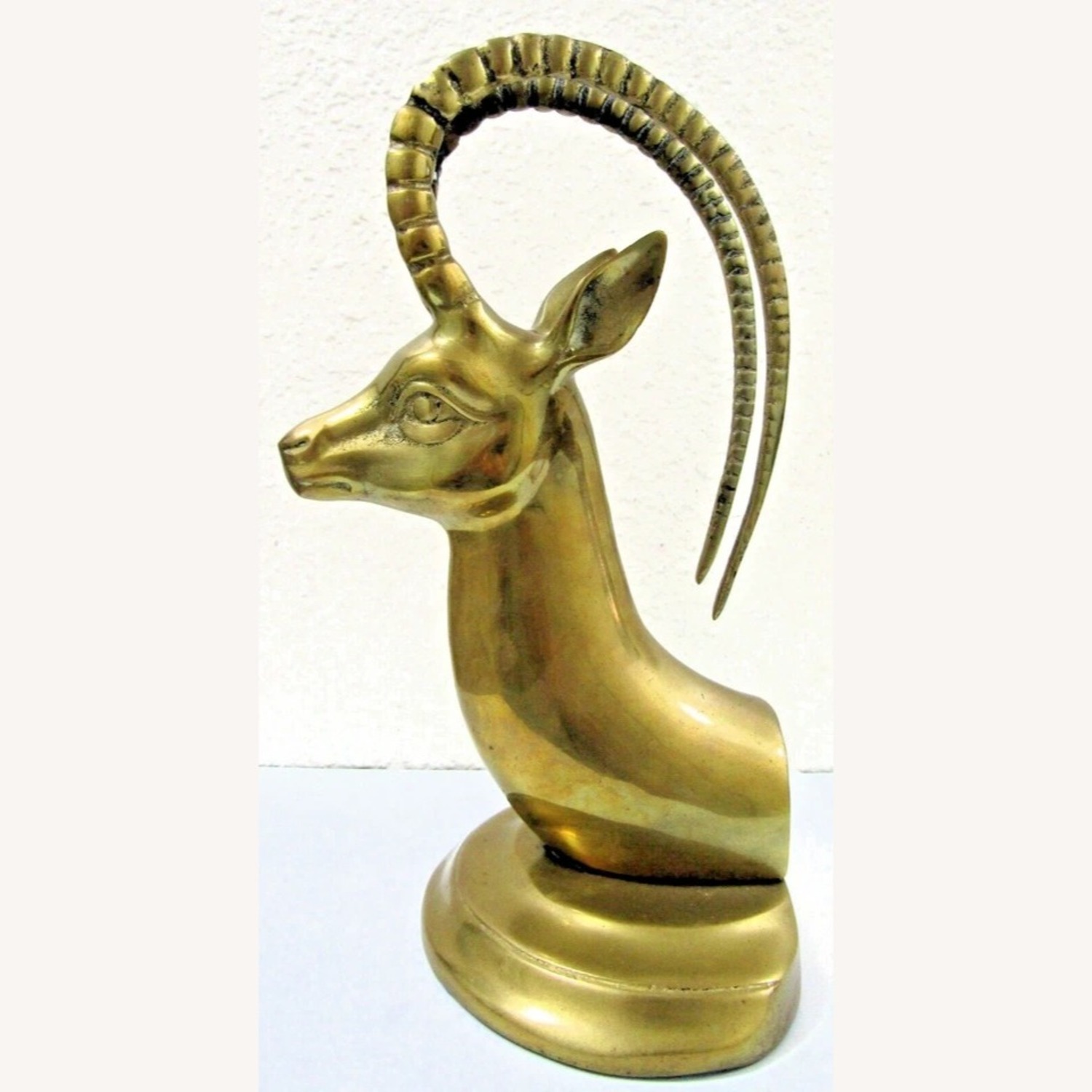 Mid-Century Modern Brass Ibex Bookends Circa 1950s - image-2
