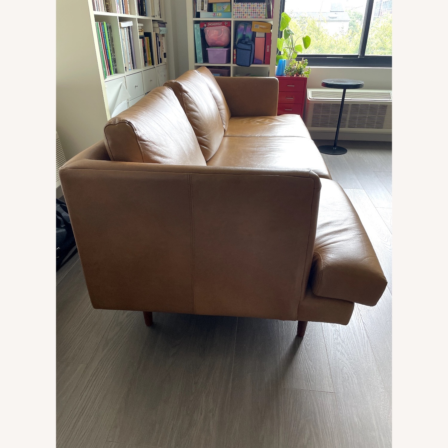 AllModern Miller 84" Genuine Leather Sofa - image-3