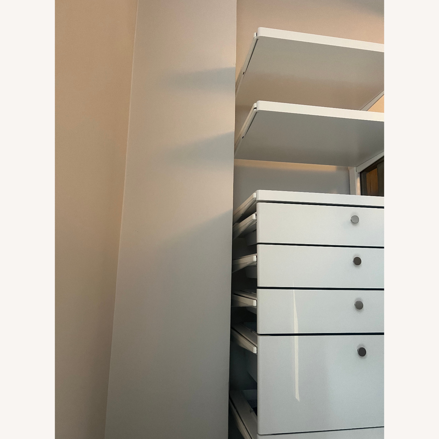 Container Store Elfa Custom Shelf and Drawer Unit - image-4