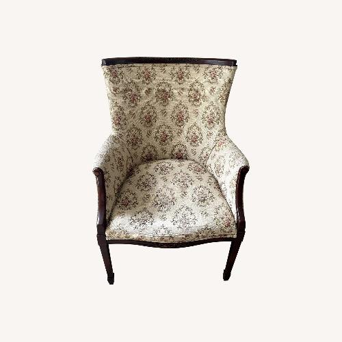 Used Vintage Parisian 1950s Floral Armchair  for sale on AptDeco