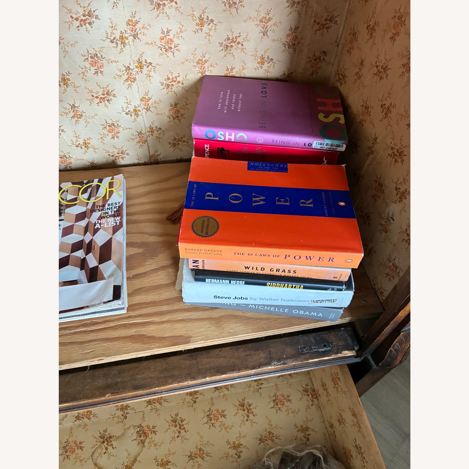 Antique 1900s Solid Wood Bookshelf  - image-3