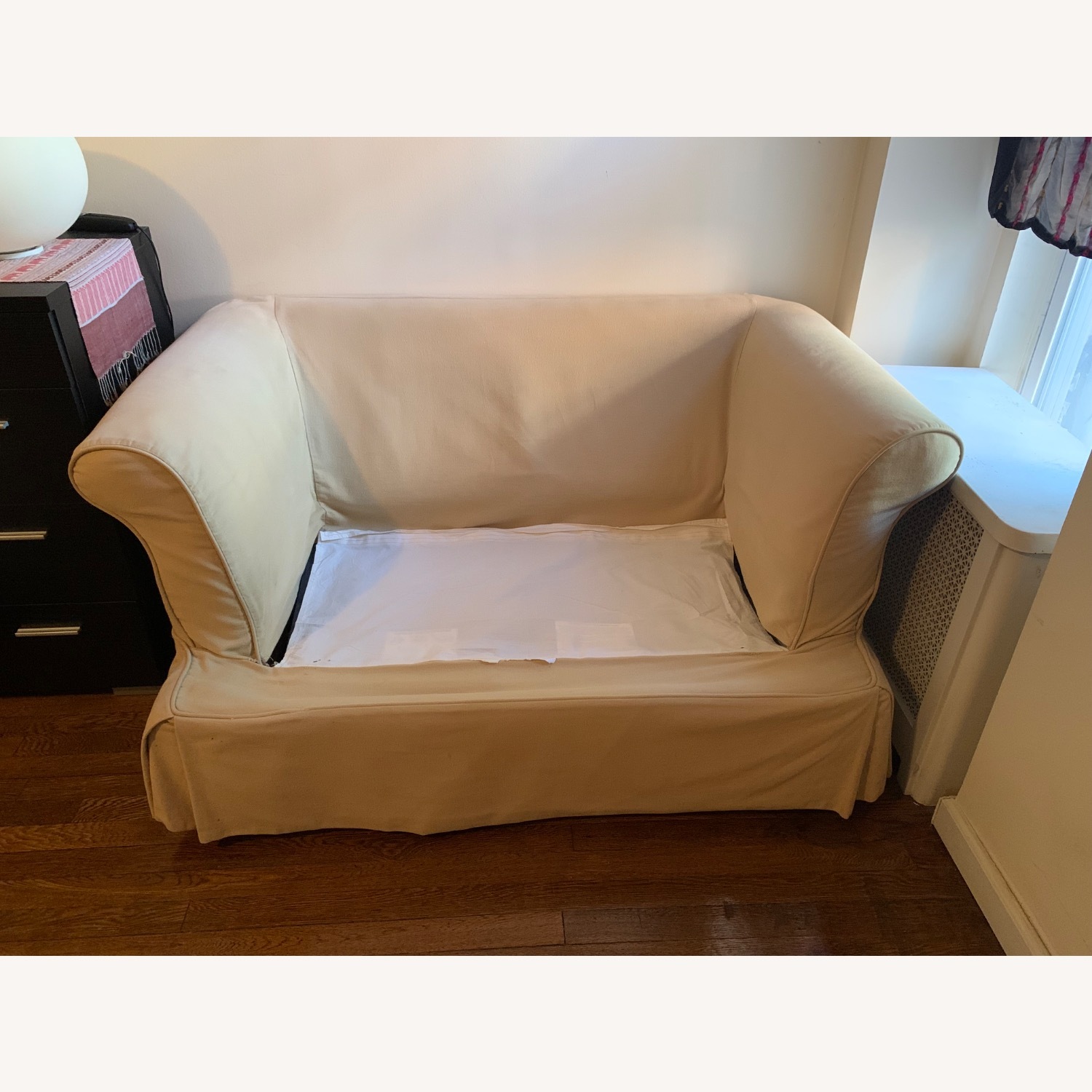 Sleeper Sofa Beige Twin size - image-11