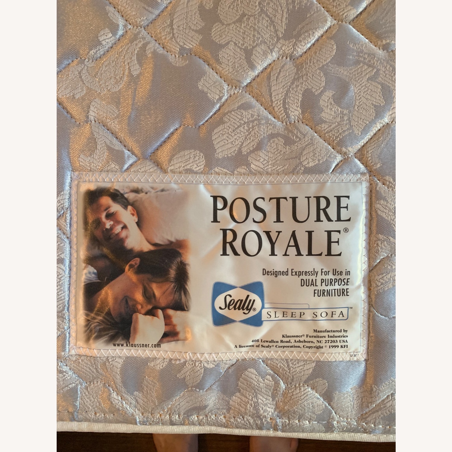 Sleeper Sofa Beige Twin size - image-8