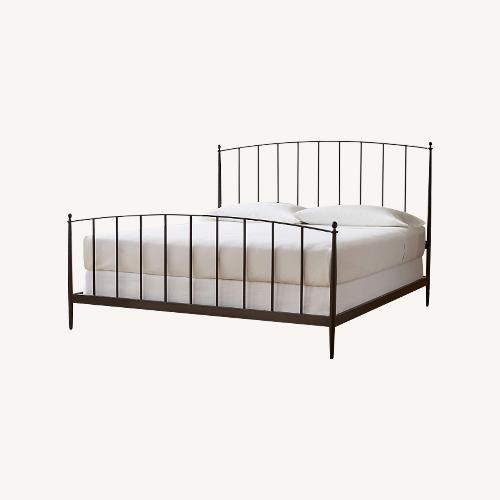 Used Crate & Barrel Mason Shadow Queen Bed for sale on AptDeco