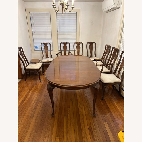 Used Solid Wood Dining Set for sale on AptDeco