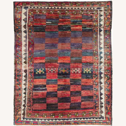 Used Vintage Persian Gabbeh Rug for sale on AptDeco