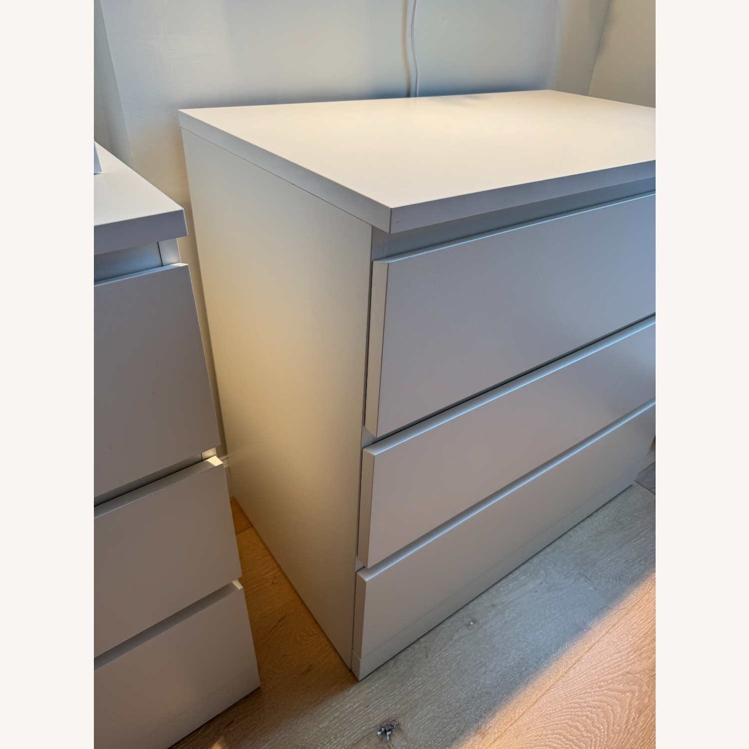 IKEA MALM White 3-drawer Chest - image-3