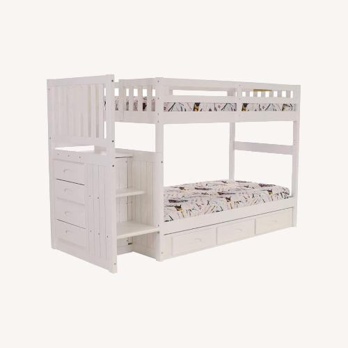 Used Solid Twin Bunk Bed for sale on AptDeco
