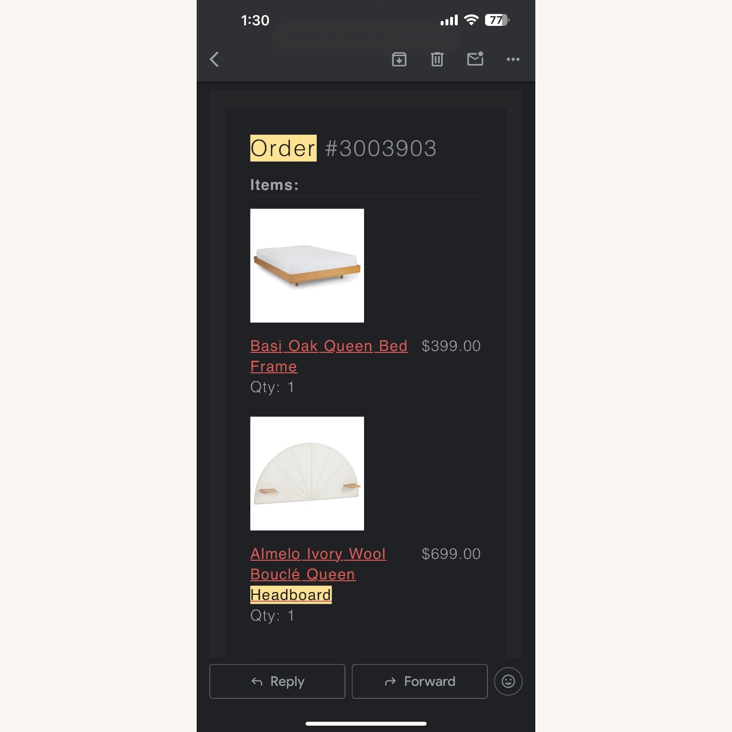 Article Basi Queen Oak Bedframe - image-12