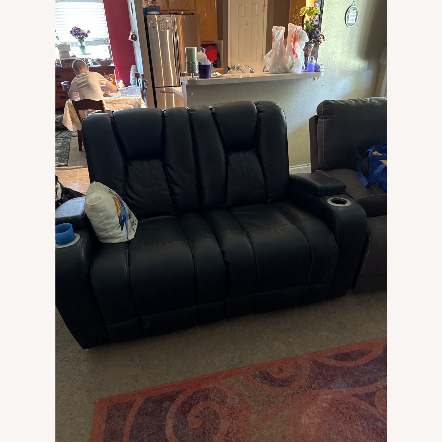 Kingvale Court Dual Power Reclining Loveseat - image-1