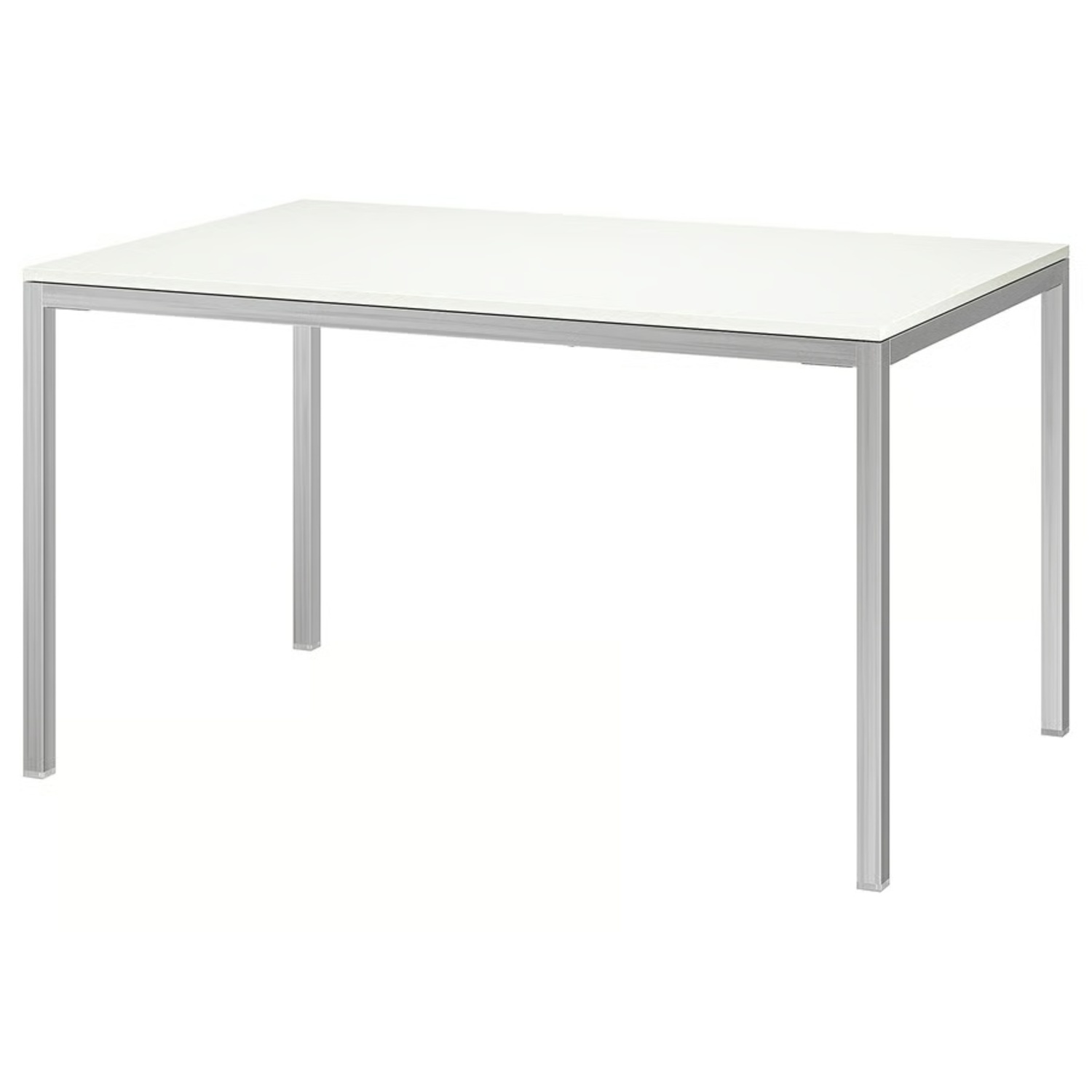 IKEA TORSBY White Dining Table With Metal Frame - image-4
