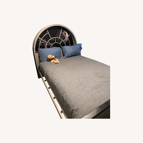Used Star Wars Millennium Falcon Gray Full Bookcase Bed for sale on AptDeco