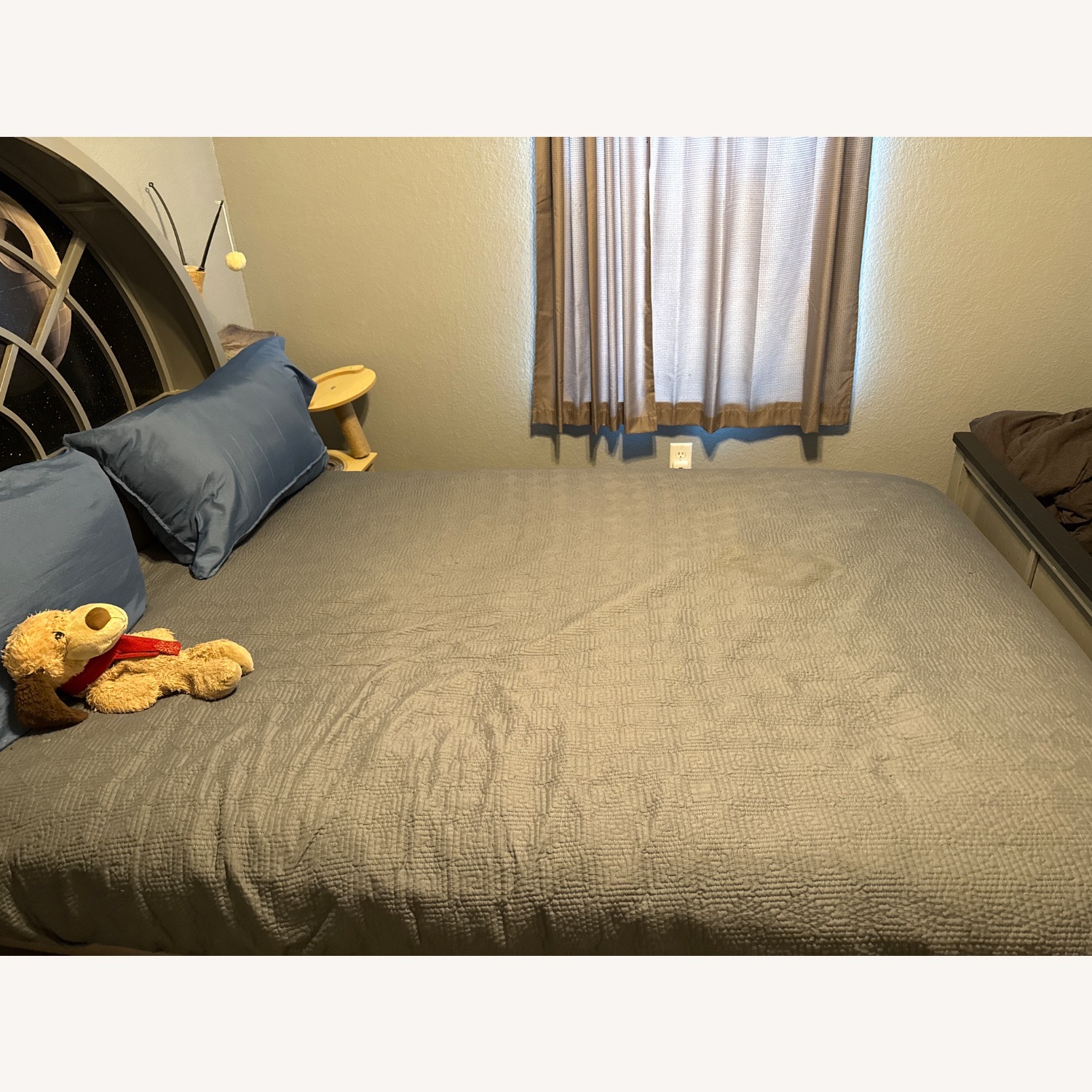 Star Wars Millennium Falcon Gray Full Bookcase Bed - image-2