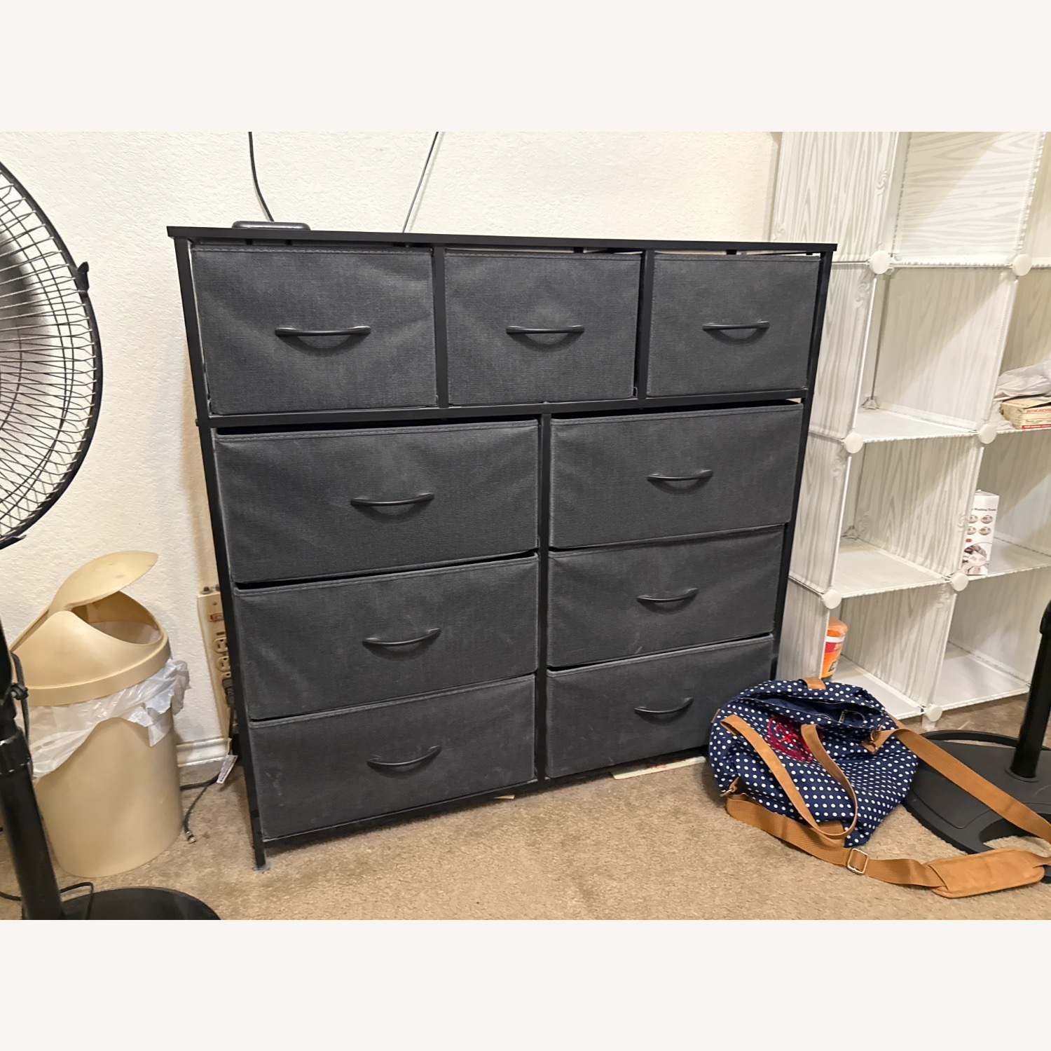 ZUNMOS Fabric Storage Dresser with 9 Drawers - image-2