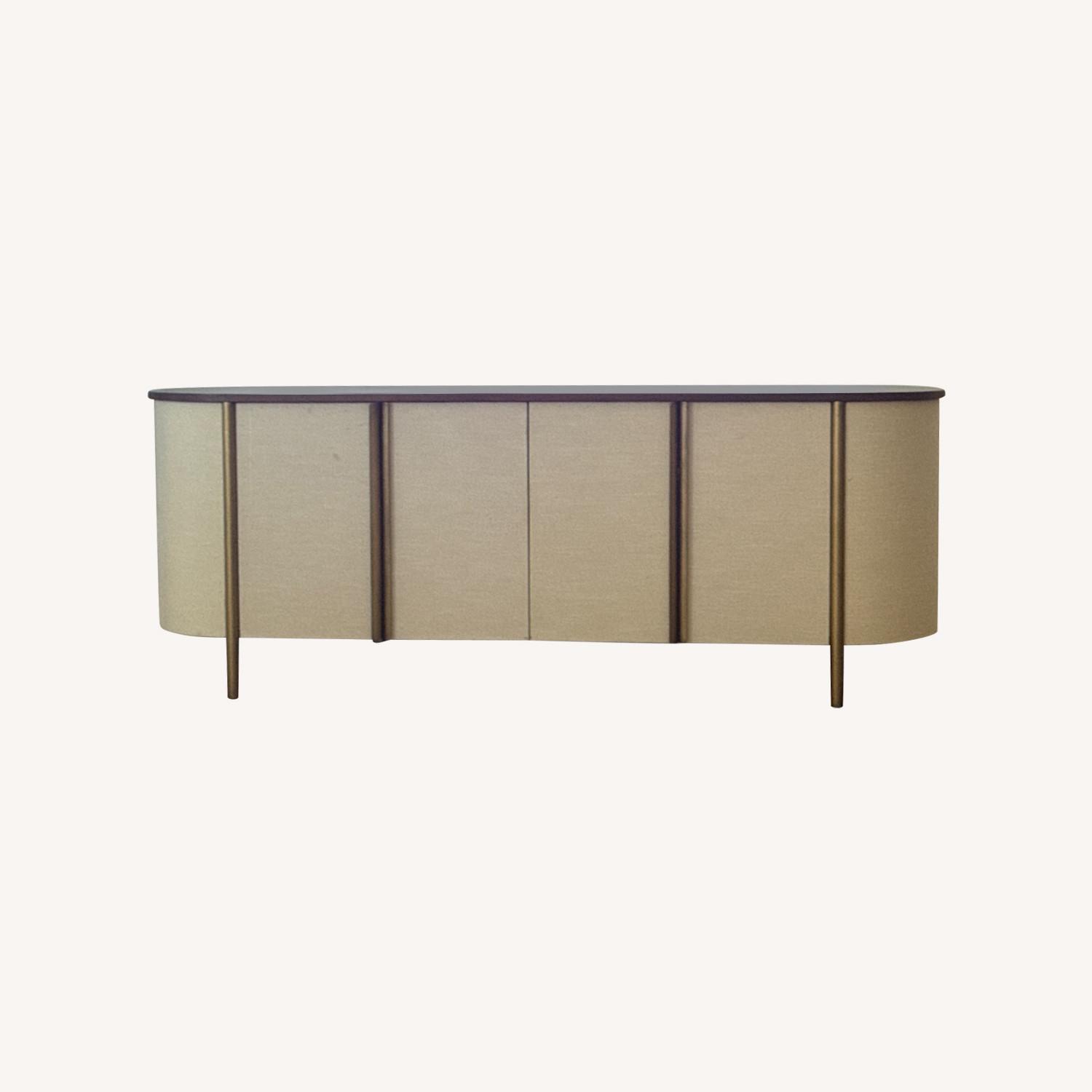 Crate & Barrel Avedore Natural 64" Media Console - image-0