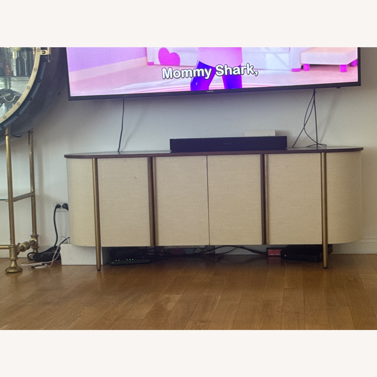 Crate & Barrel Avedore Natural 64" Media Console - image-2