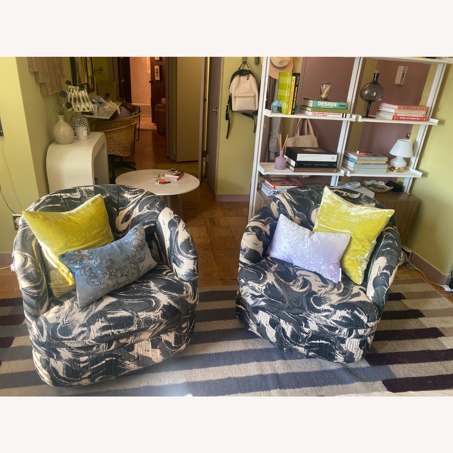 Milo Baughmagn 1970s Swivel Chairs - image-1