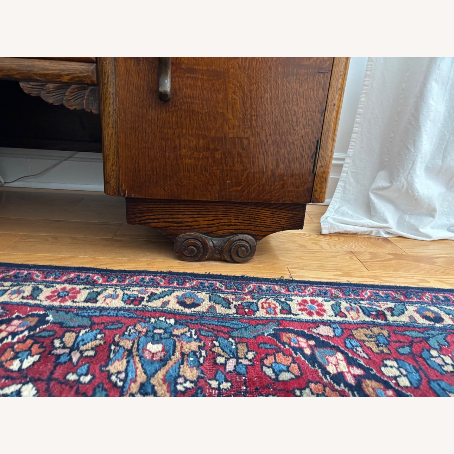 Vintage Art Deco Oak Sideboard Buffet Server - image-5