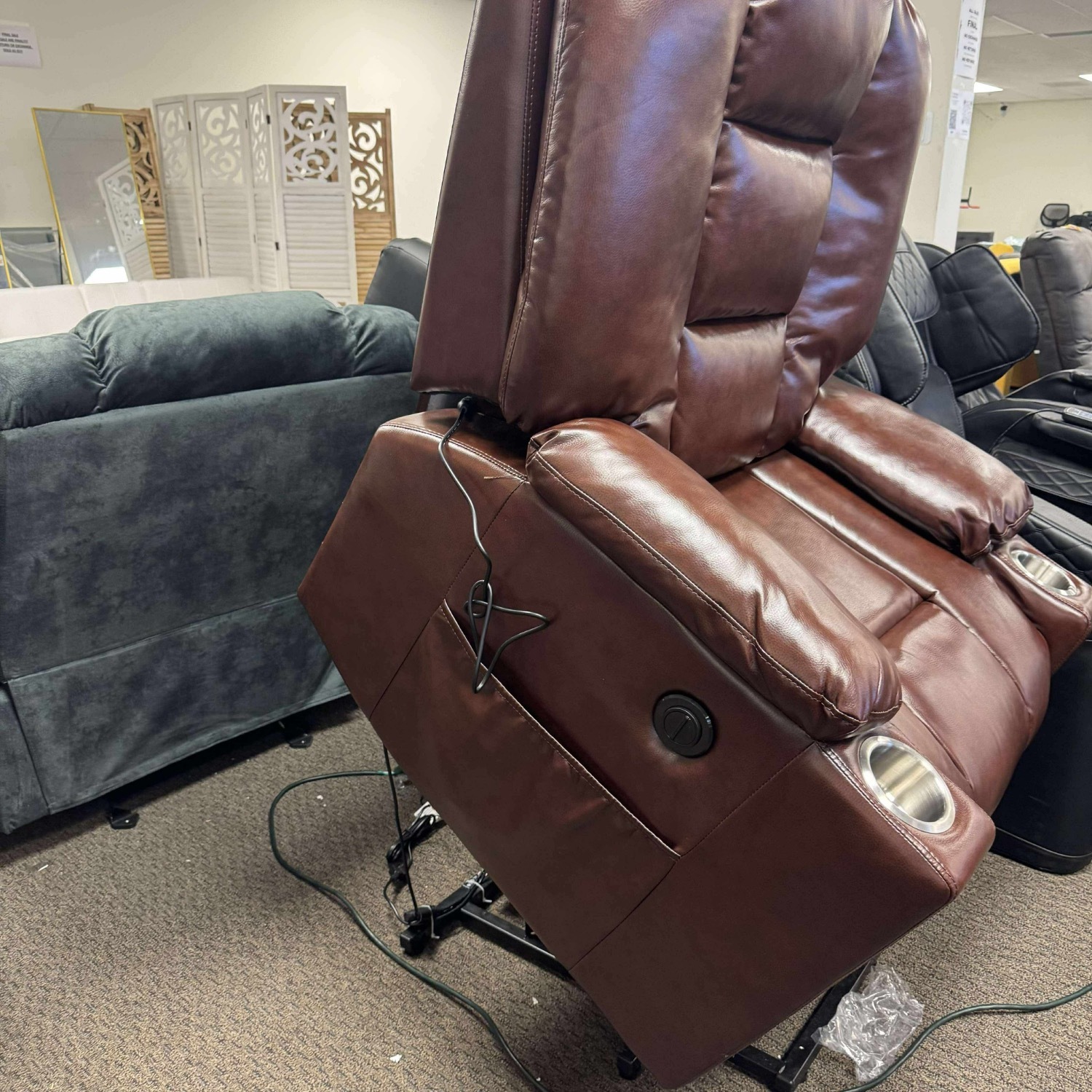 Electric Power Lift Recliner Chair for Elderly - image-2