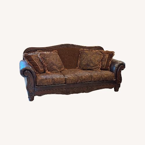 Used Exquisite Antique Dark Wood Couches for sale on AptDeco