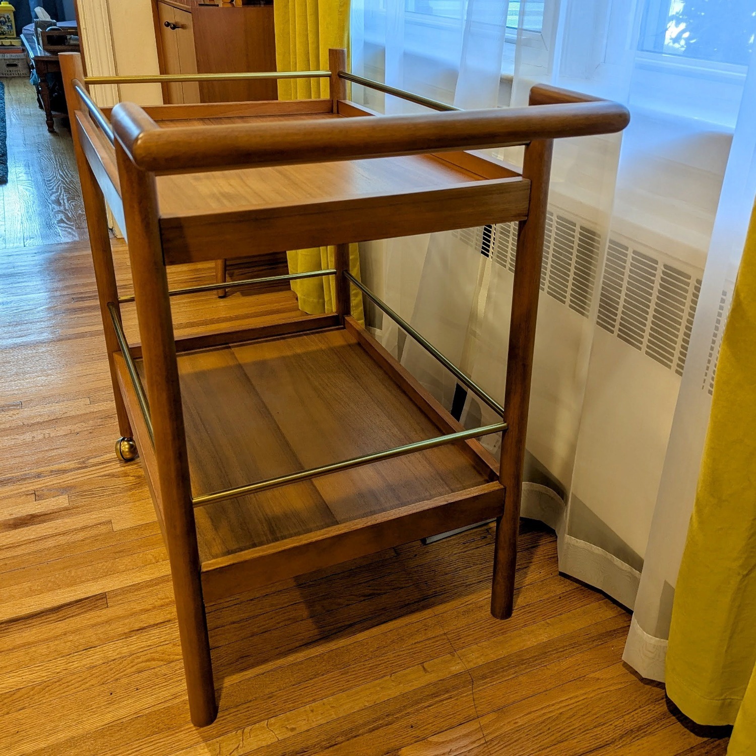 West Elm Mid-Century Modern Bar Cart - image-4