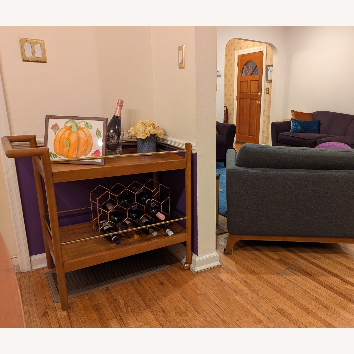 West Elm Mid-Century Modern Bar Cart - image-8